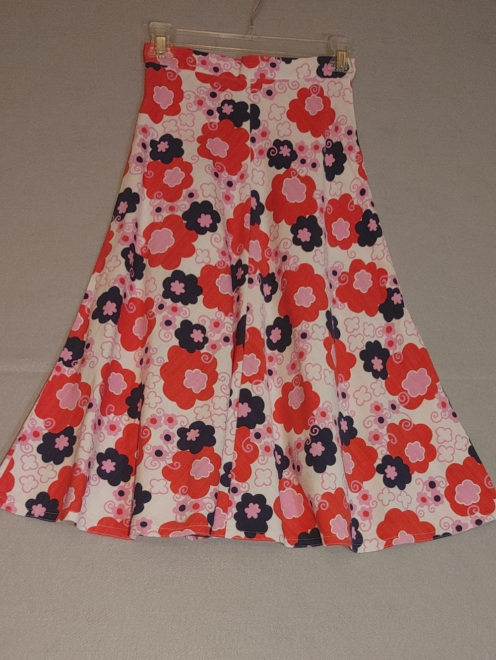 Flower Power 60s Skirt Size XXS-XS